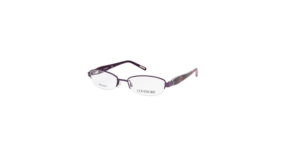 Cover Girl CG0502 Eyeglass Frames - Shiny Violet Frame Color