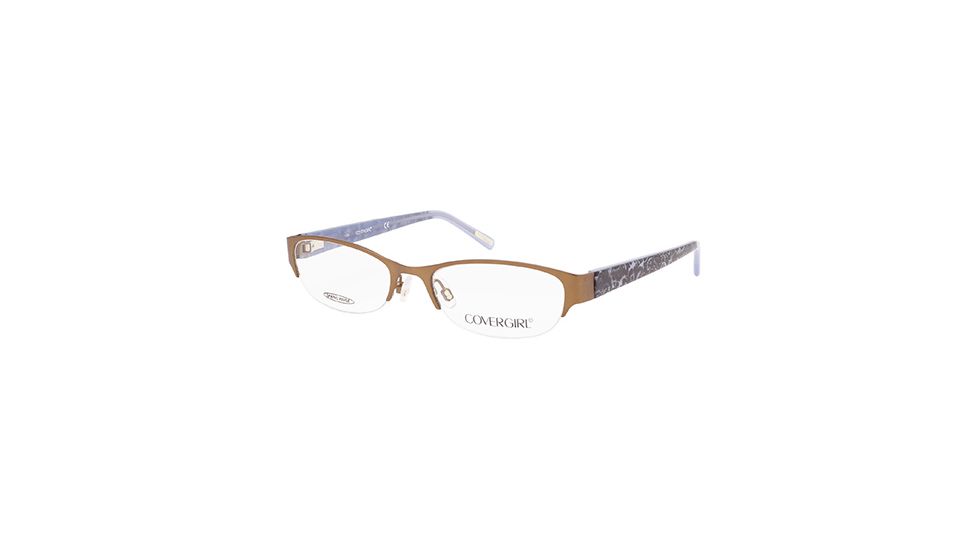 Cover Girl CG0517 Eyeglass Frames - Matte Dark Brown Frame Color