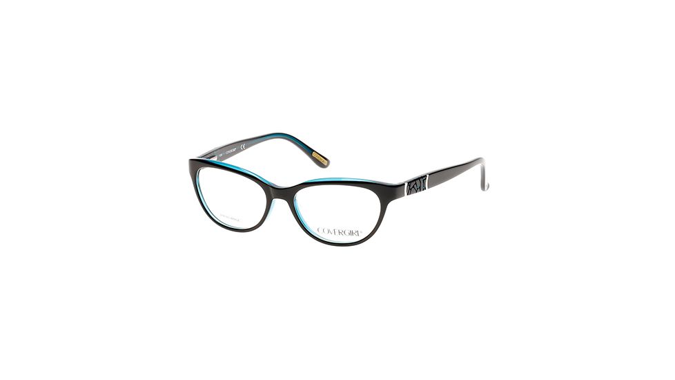 Cover Girl CG0528 Eyeglass Frames - Black Frame Color