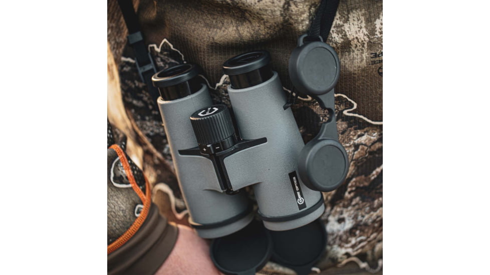 Covert Optics 10x42 Binocular, Roof Prism, BAK-4, Grey, CC0074