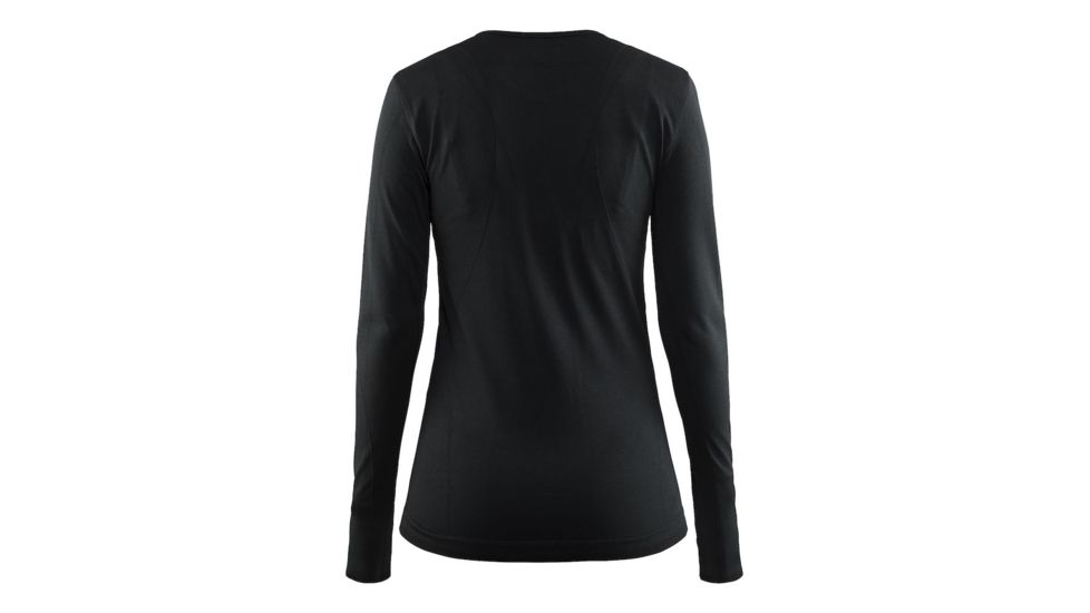 Craft Active Comfort Roundneck Long Sleeve, Black Solid, Small 1903714-B199-S