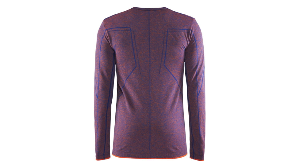 Craft Active Comfort Roundneck Long Sleeve, Soul/Flourange, Large 1903716-B386-L