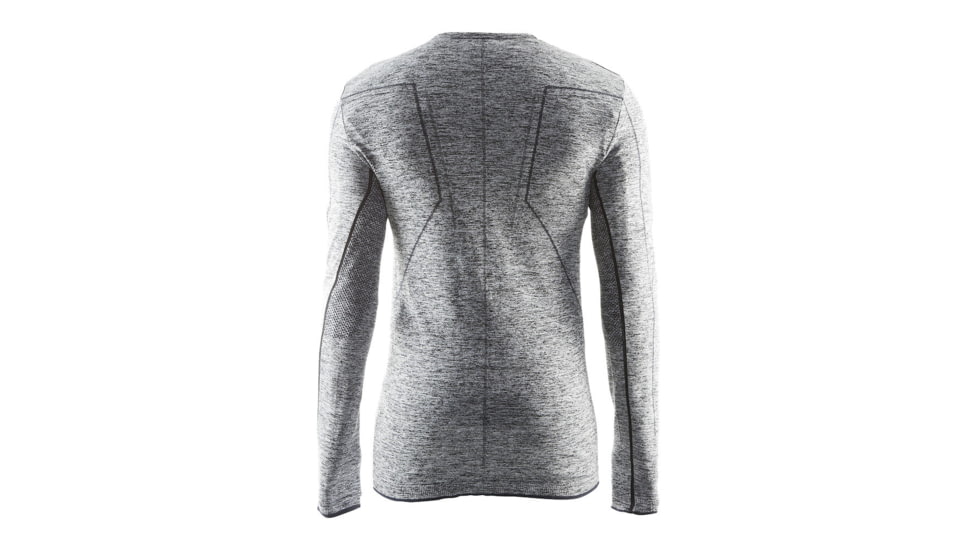 Craft Active Comfort Roundneck Long Sleeve, Black Melange, Small 1903716-B999-S