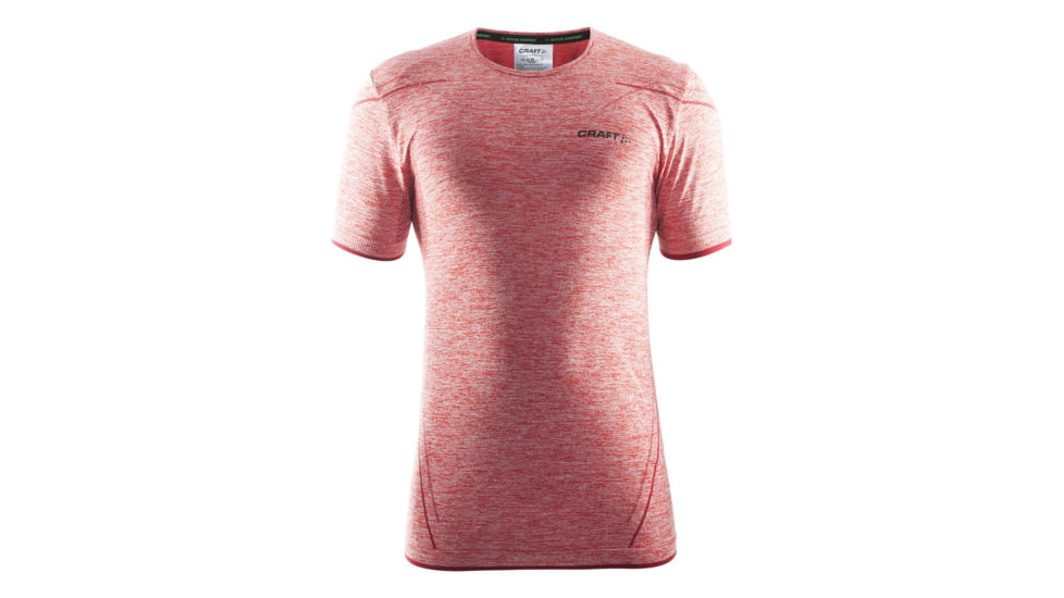 Craft Active Comfort Roundneck Short Sleeve - Mens -Bright Red-Large