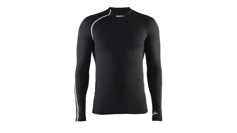 Craft Active Extreme Crew Neck - Mens-Black/Platinum-Small