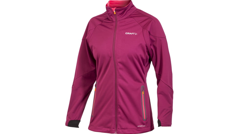 Craft Performance Cross Country PXC Light Softshell Jacket - Women's-Blossom-X-Small