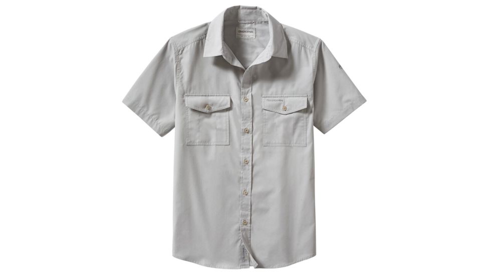 Crag Hoppers Kiwi Short Sleeve Shirt - Men's -Sodium-Small