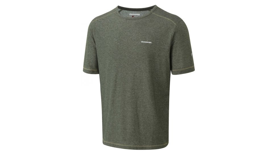 Crag Hoppers Nosilife Short Sleeve Base T-Shirt - Men's -Cedar Marl-Small
