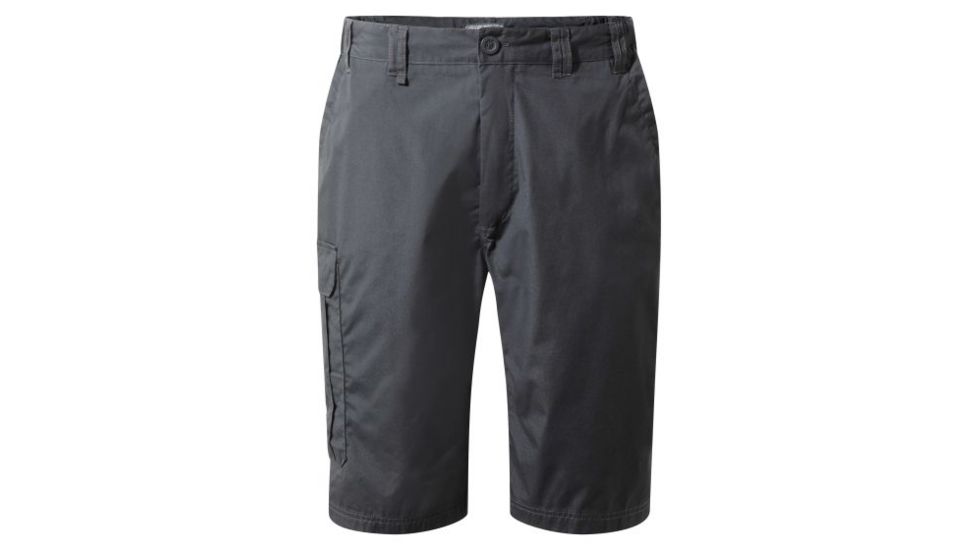Craghoppers Kiwi Long Shorts 12 Inch, Black Pepper, 36 Waist, CMJ228-7J8036