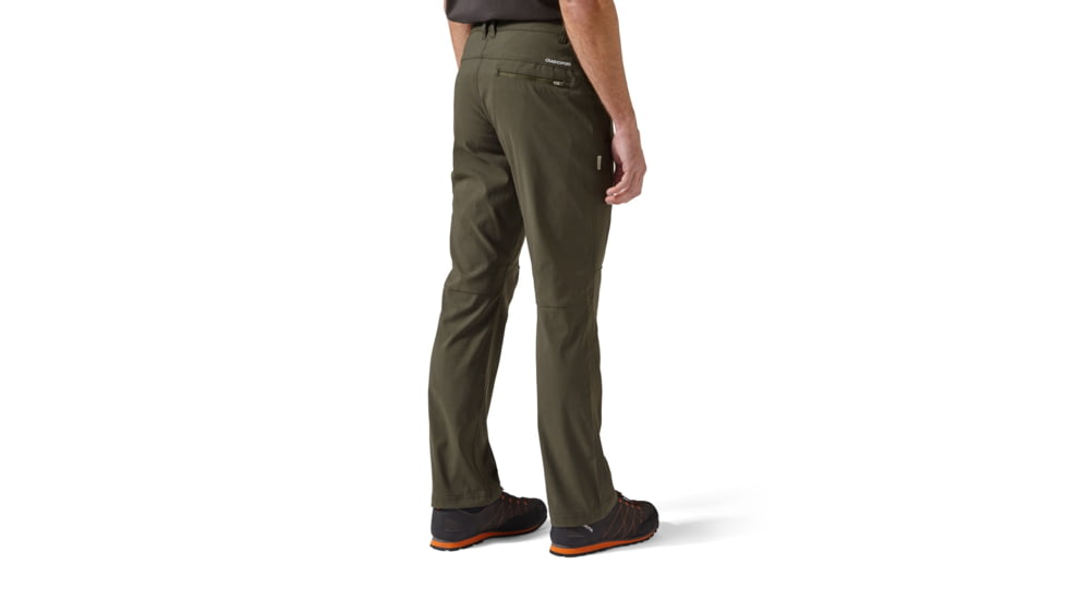 Craghoppers Kiwi Pro Act Trousers, Dk Khaki, 40 Waist, CMJ322S-2AT040