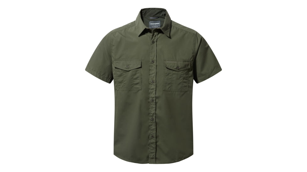 Craghoppers Kiwi Short Sleeve Shirt, Cedar, XXXXL, CMS339-1TG96