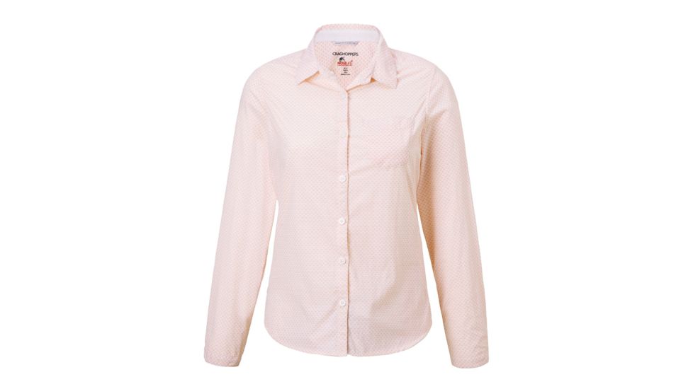 Craghoppers NL Adoni Long Sleeve Shirt, Blossom Pink, 6, CWS468-71P10L