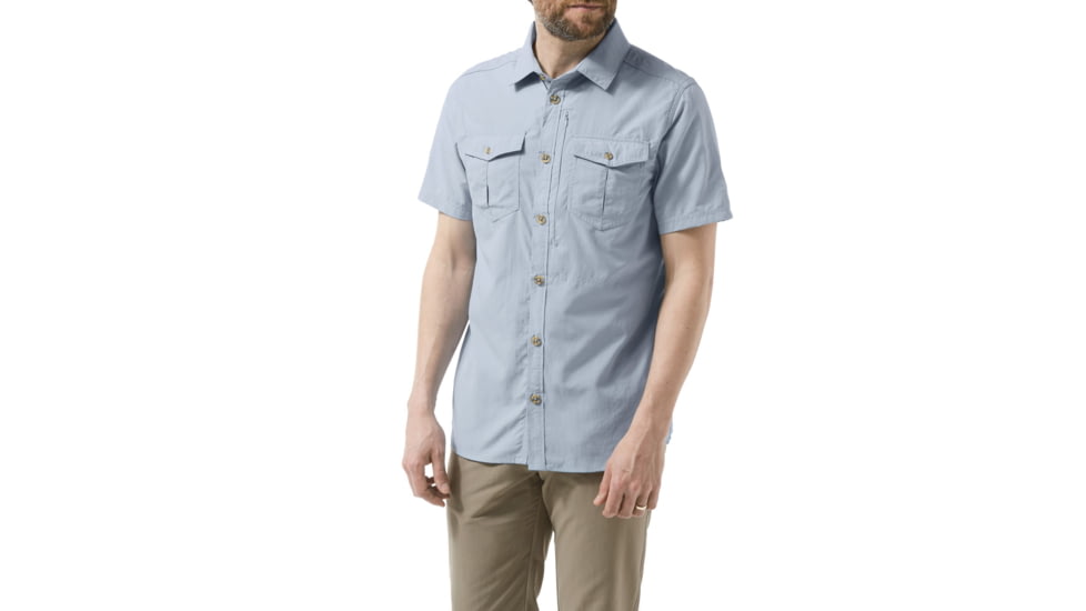 Craghoppers NL Adv Short Sleeve Shirt, Fogle Blue, L, CMS530-39R70