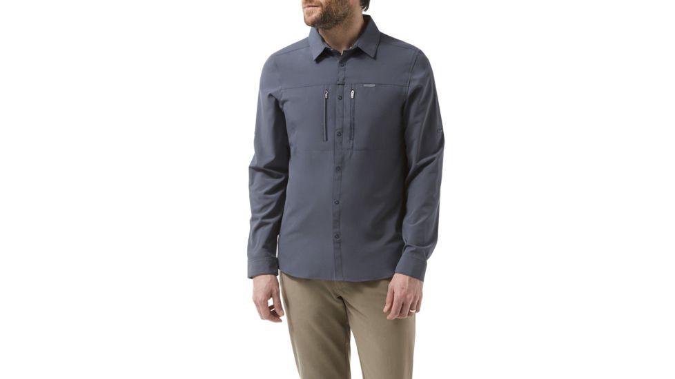 Craghoppers NL ProII Long Sleeve Shirt, Ombre Blue, M, CMS590-3UV60