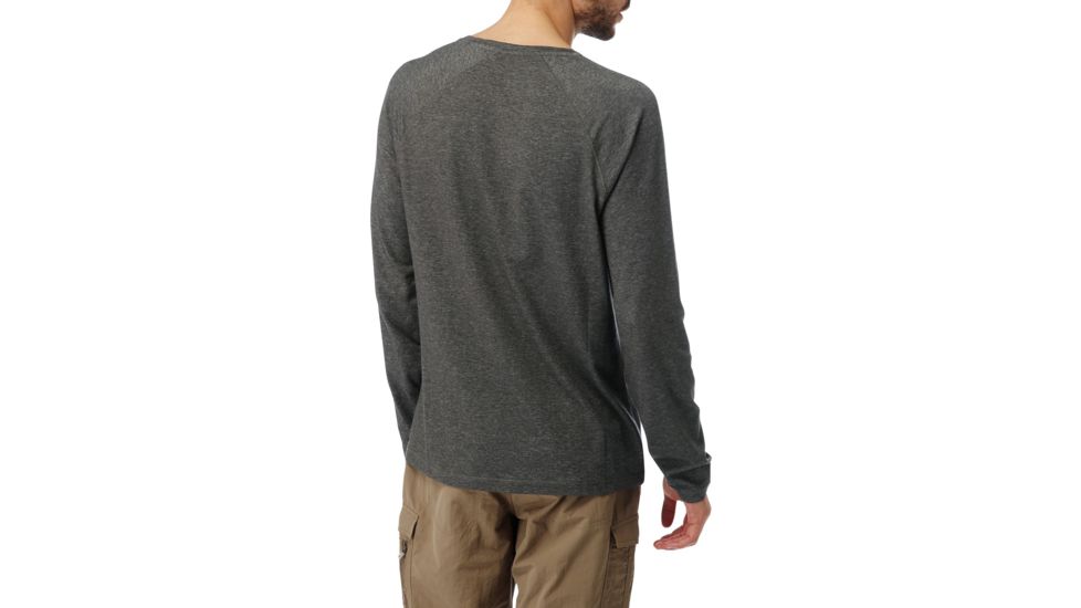 Craghoppers NLife Bayame Long Sleeve T, BlkPepp Marl, XL, CMT876-1MN80