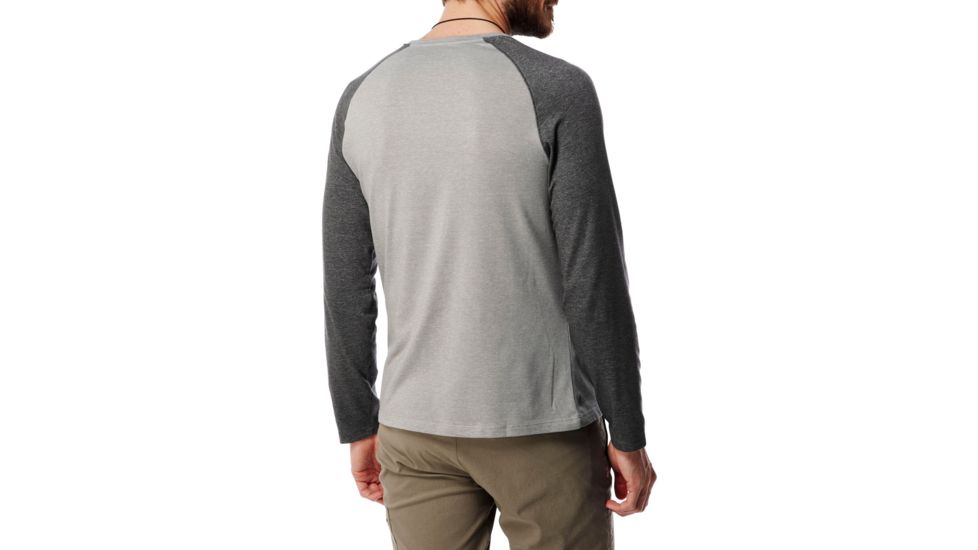 Craghoppers NLife Bayame Long Sleeve T, BlkPMrl/SGMl, L, CMT876-7UA70