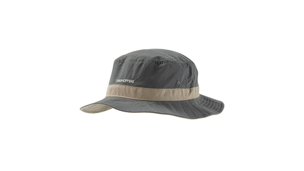 Craghoppers NosiLife Sun Hat -Dark Khaki/Pebble-Clearance-S/M