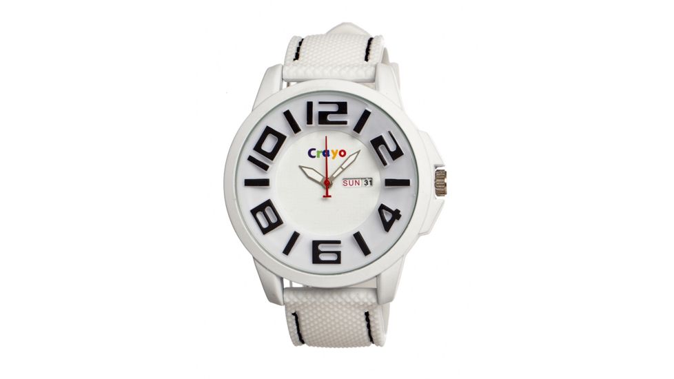 Crayo Cr0101 Horizon Watch, White CRACR0101