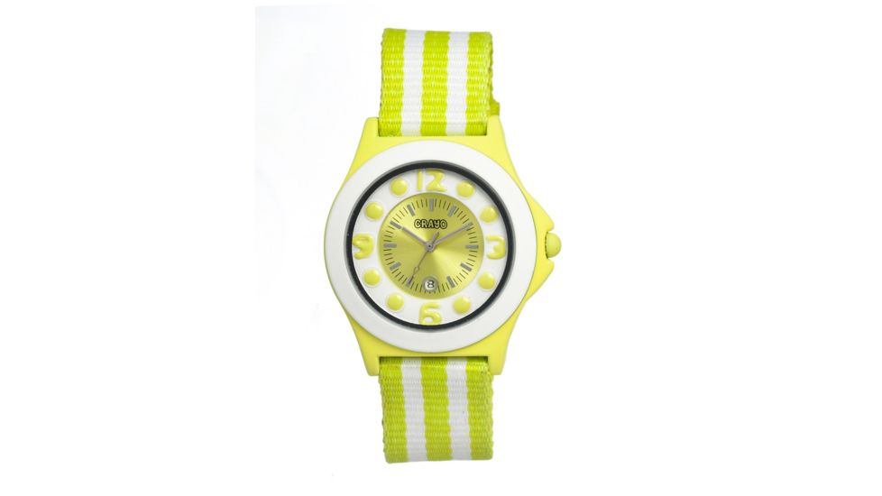 Crayo CarnIVal Watch, Lime/White, One Size, CRACR0706