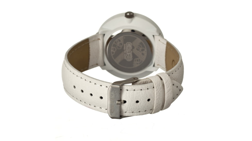 Crayo Cr1501 Pleats Watch, White CRACR1501