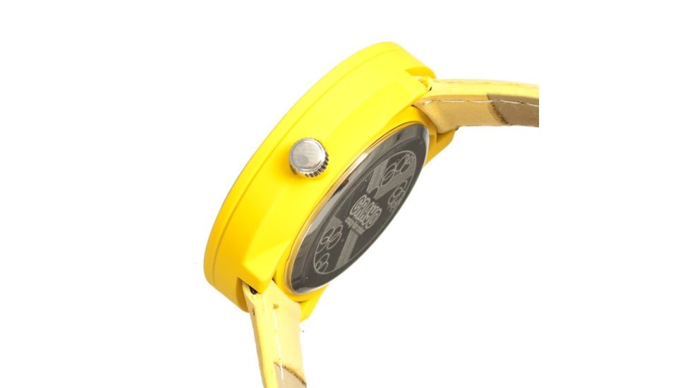 Crayo Cr1503 Pleats Watch, Yellow CRACR1503