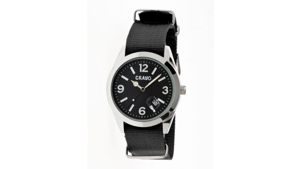 Crayo Cr1702 Sunrise Watch, Black CRACR1702