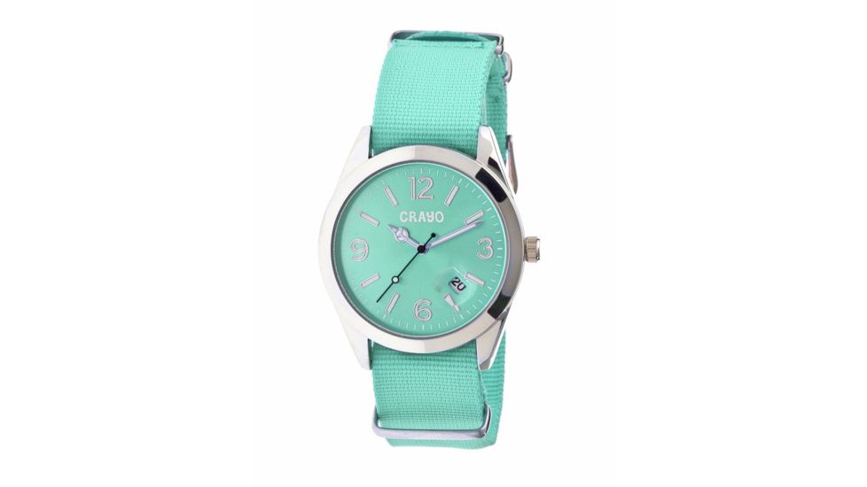 Crayo Cr1706 Sunrise Watch, Turquoise CRACR1706