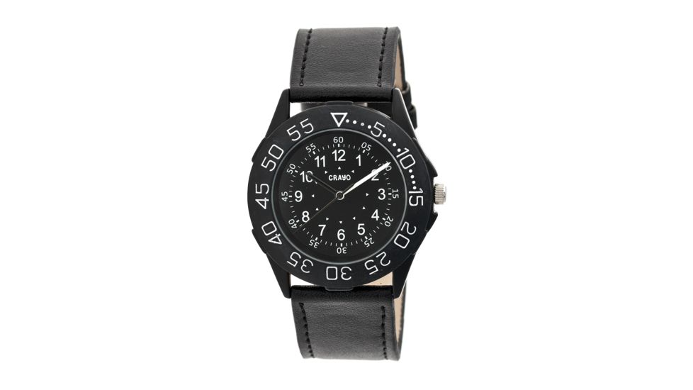 Crayo CR2501 Fun Watch, Black, 40mm, Quartz CRACR2501