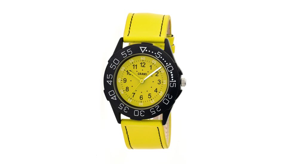Crayo CR2505 Fun Watch, Yellow, 40mm, Quartz CRACR2505