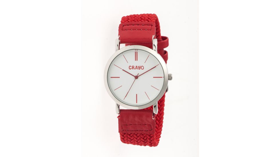 Crayo CR2701 Symphony Watch, Red, 39mm, Quartz CRACR2701