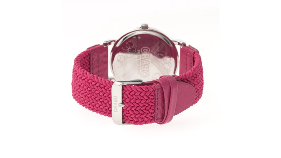Crayo CR2706 Symphony Watch, Hot Pink, 39mm, Quartz CRACR2706