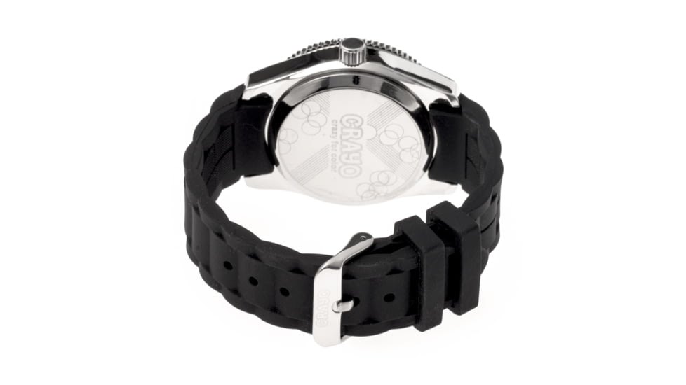 Crayo CR2901 Magnificent Watch, Black, 42mm, Quartz CRACR2901