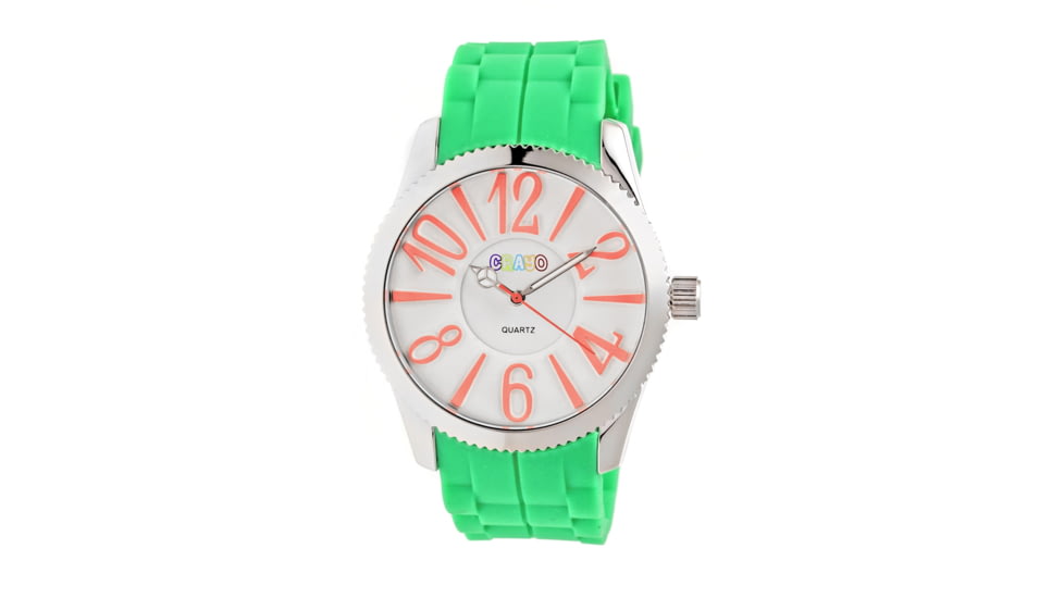 Crayo CR2904 Magnificent Watch, Green, 42mm, Quartz CRACR2904
