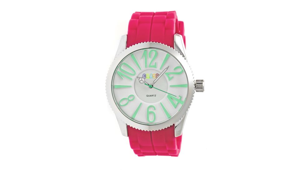 Crayo CR2907 Magnificent Mens Watch, Hot Pink, 42mm, Quartz CRACR2907