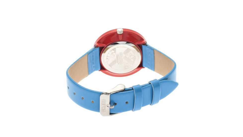 Crayo Prestige CR3100 Series Watch, Cerulean/Red, One Size, CRACR3102