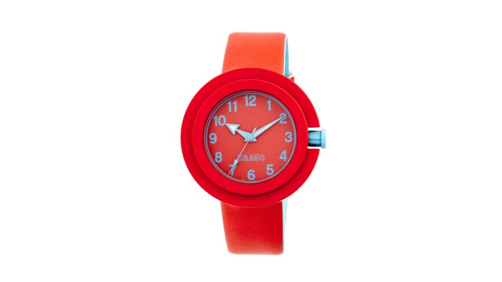 Crayo Equinox Quartz Watch, Red/Cerulean, Standard CRACR2801
