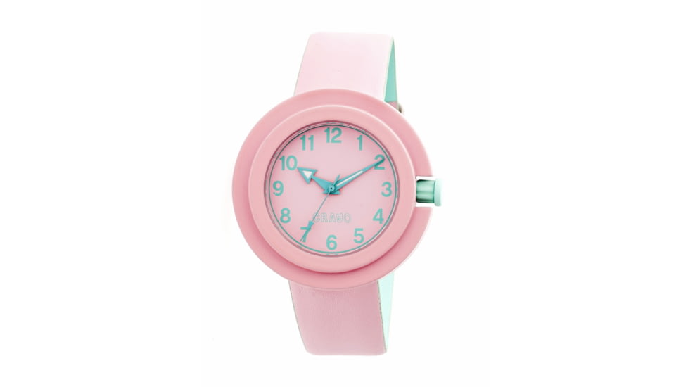 Crayo Equinox Quartz Watch, Pink/Turquoise, Standard CRACR2808