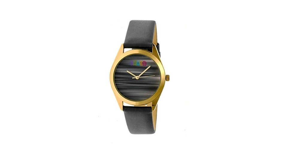 Crayo Graffiti Leather-Band Watch, Multicolor/Grey, CRACR4003
