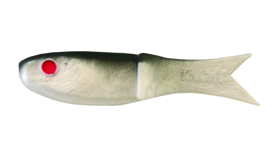 Creme Lures Lit'l Fishie Minnow Snack Pack Minnow, 25, 0.5in, White Pearl Gray Back, 2091-25