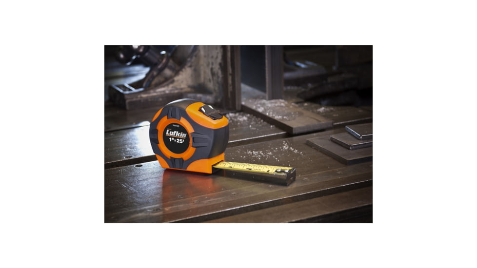 Crescent 1in x 25in P1000 Series Clad A5 Blade Power Return Tape Measure, Yellow, PHV1425N