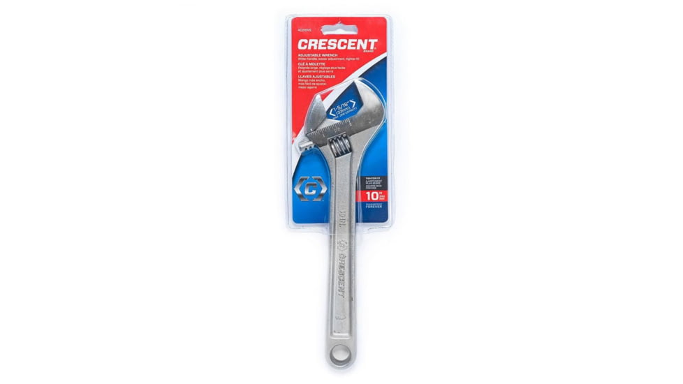 Crescent Adjustable Wrench, 10in, AC210VS