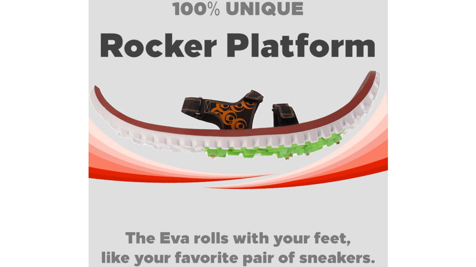 Crescent Moon Eva Foam Snowshoe, Red, 760618