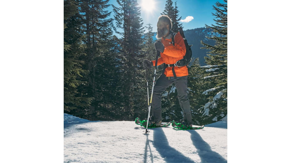 Crescent Moon Sawtooth 27 Snowshoes, Green, 760625