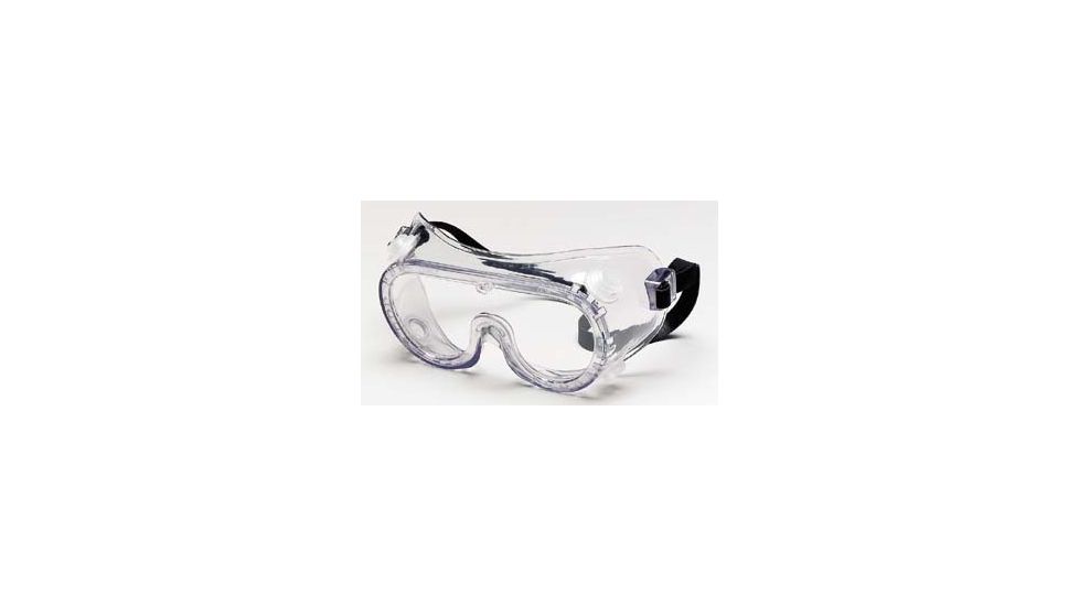 Crews Protective Goggles, MCR Safety 2230R Goggle Indir Vnt Chem Clfr Len