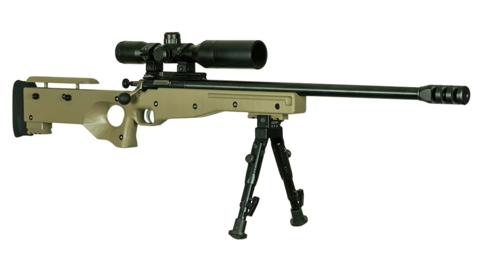 Crickett Precision Bolt Action Rifle, .22 Long Rifle, 16.12in Barrel, 1-16, Scope, Synthetic Flat Dark Earth Stock, Blued, KSA2152-FRRMPG