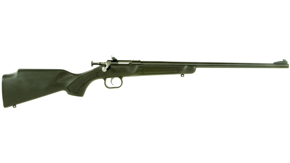 Crickett G2 Bolt Action Rifle, .22 Winchester Magnum Rimfire, 16.5in Barrel, 1-16, Synthetic Black Stock, Blued, KSA2280-FRRMPG