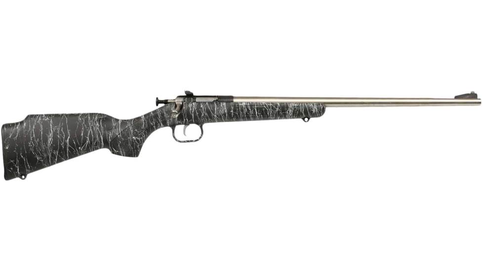 Crickett G2 Bolt Action Rifle, .22 Long Rifle, 16.12in Barrel, 1-16, Synthetic Black Stock, Stainless, KSA2444-FRRMPG