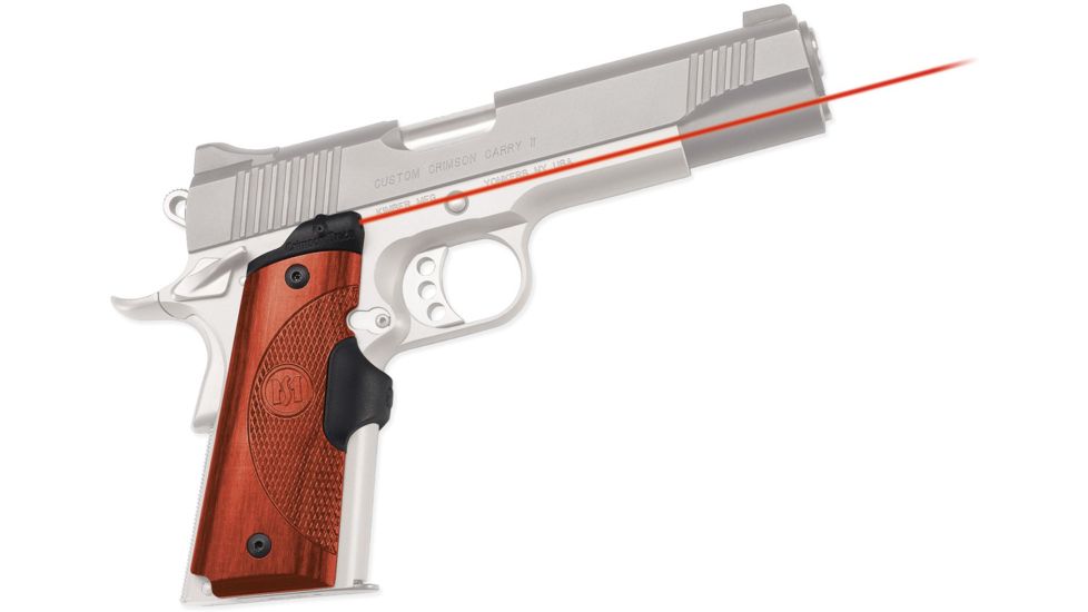 Crimson Trace 1911 Government/Commander Laser Grip,Cocobolo LG-917-DEMO