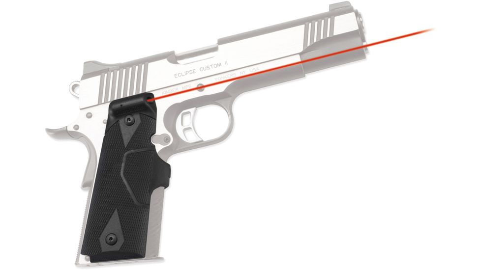 Crimson Trace 1911 Government-Commander Lasergrip, Overmold Wrap, Front Activation, Clam Pack 191543