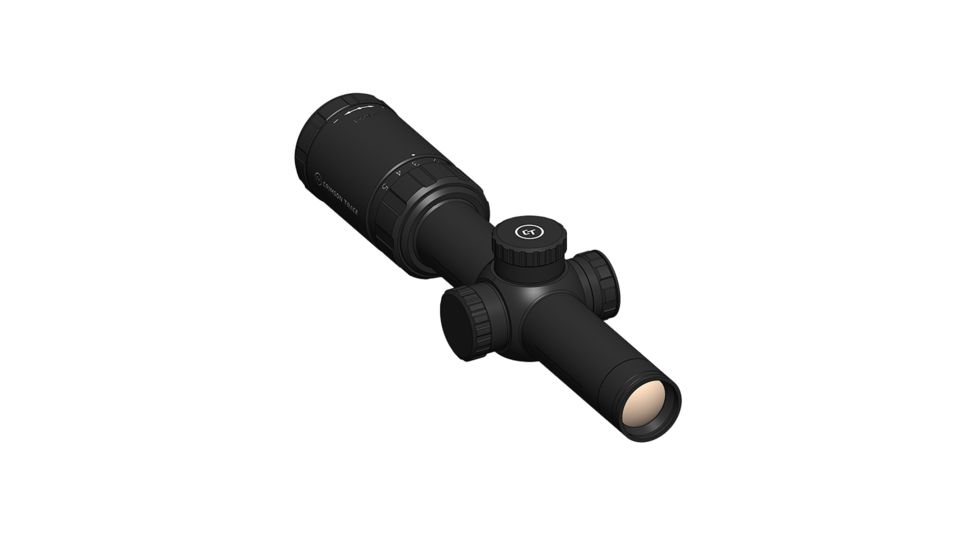 Crimson Trace 2 Series Tactical Rifle Scope, 1-4x24mm, FFP, 30mm Tube, SR4-MOA Illuminated Reticle, Black CTA-2104